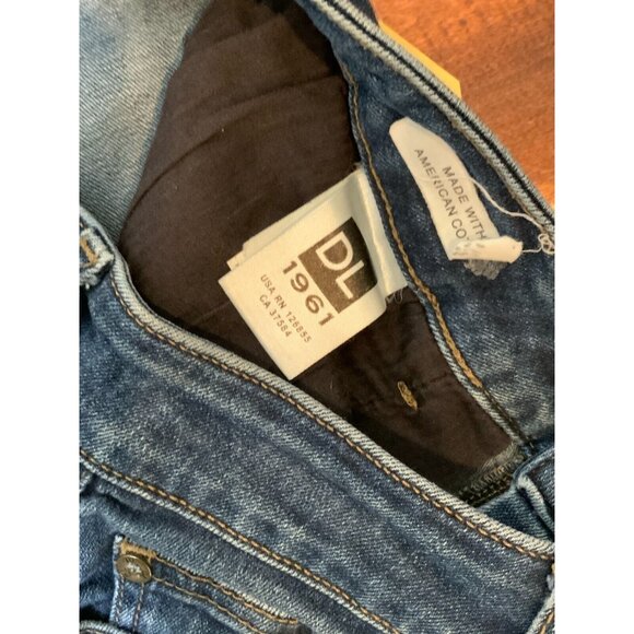 DL1961 Florence Medium Wash Florence Insta Sculpt Pulse Blue Jeans Size 27 - Picture 3 of 5